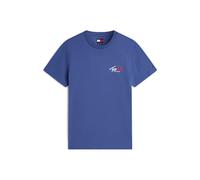 Tommy Jeans T-Shirt bleu roi / rouge / blanc, Taille L