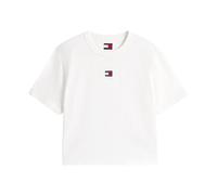 Tommy Jeans - T-shirt Boxy Badge - Femme - Tops - Blanc - Taille: 42 FR