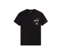 Tommy Jeans T-Shirt 'CITY SIGN' jaune / gris foncé / rose / noir, Taille M