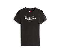 Tommy Jeans T-shirt 'ESS' bleu marine / rouge / noir / blanc, Taille S