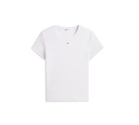 Tommy Jeans T-shirt Slim Essential Ext manches courtes Blanc XL Femme
