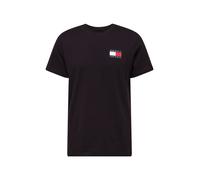 Tommy Jeans T-Shirt 'ESSENTIAL' bleu marine / rouge feu / noir / blanc, Taille L