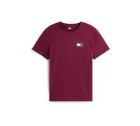 Tommy Jeans T-Shirt 'ESSENTIAL' rouge foncé, Taille XS