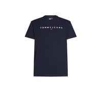 Tommy Jeans T-shirt homme TJM Reg Linear Logo DM0DM20744 Coton Manches courtes Bleu XL
