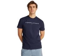 Tommy Jeans Reg Linear Logo Short Sleeve T-shirt Bleu 2XL Homme