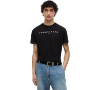 Tommy Jeans Reg Linear Logo Short Sleeve T-shirt Noir 2XL Homme