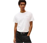 Tommy Jeans Linear Chest Slim Fit Short Sleeve T-shirt Beige S Homme