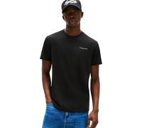 Tommy Jeans Linear Chest Slim Fit Short Sleeve T-shirt Noir L Homme