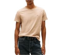 Tommy Jeans T-Shirt Manches Courtes Homme Original Slim Fit, Beige (Coastal Taupe), M