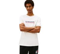 Tommy Jeans T-Shirt Manches Courtes Homme Tee Regular Fit, Blanc (Ecru), XL