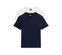 Tommy Jeans Homme TJM Xslim 2pack Jersey Tee Ext Dm0dm20687, Multi (Dark Night Navy/Ecru), M