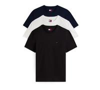 Tommy Jeans T-Shirts Manches Courtes Lot de 3 Homme en Coton, Multicolore (Black/Dark Night Navy/Ecru), XXL