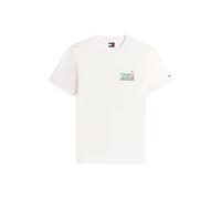 Tommy Hilfiger - Graphic T-Shirt - Homme - Tops - Blanc - Taille: 2XL