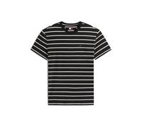 Tommy Jeans T-Shirt noir / blanc, Taille M