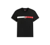 Tommy Jeans T-Shirt rouge / noir / blanc, Taille XXL