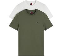 Tommy Jeans T-Shirt S/S pour Homme, Multicolore (écru/Montagnes rocheuses), L