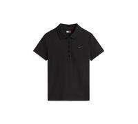 Tommy Jeans T-shirt 'Slim Fit Five-button' noir, Taille XL-XXL