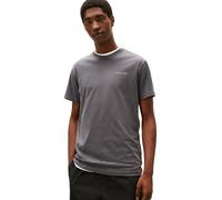 Tommy Jeans T-Shirt TJM Slim Linear Chest Tee EXT DM0DM21780 S/S pour Homme, Gris (Noir délavé), M, Gris (Noir délavé), M