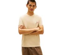 Tommy Jeans T-Shirt TJM Slim Sign Chest SS Tee Ext DM0DM22538 S/S, Beige (Gentle Gold), L