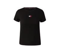 Tommy Jeans T-shirt 'Tommy Badge Slim' rouge / noir / blanc, Taille S