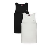 Tommy Jeans T-Shirt 'Tommy Flag Extra Slim Tank' noir / blanc, Taille XXL