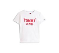 Tommy Jeans T-shirt 'VARSITY' rouge / blanc, Taille M