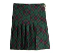 Tommy Jeans - Tartan Check Pleated Midi Skirt - Femme - Jupes - Vert - Taille: 36 FR