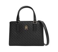 Tommy Jeans - TH Monogram Crossbody Tote Bag - Femme - Sacs - Noir - Taille: ONE Size