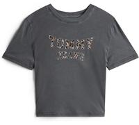 Tommy Jeans Tj Leopard Varsity T Ld54 Noir 10 (S) Female