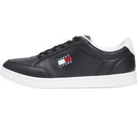 Tommy Jeans TJM Cupsole Long Lace Leather EM0EM01707 Low Top, Noir (Black), 42 EU, Black, 42 EU