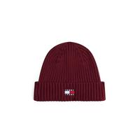 Tommy Jeans TJM Heritage Core AM0AM13669 Bonnet pour Homme Rouge Taille Unique, Rouge (vin Rouge), Taille Unique