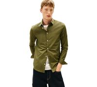 Tommy Jeans TJM Original Dm0dm04405 L/S T-Shirt Stretch pour Homme Vert foncé Taille M, Vert foncé, M