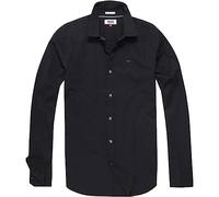 Tommy Jeans Original Stretch Slim Fit Long Sleeve Shirt Noir 2XS Homme