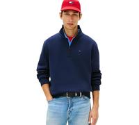 Tommy Jeans TJM Reg DM0DM20339 Sweat-Shirt en Polaire 1/4 de Fermeture éclair pour Homme, Bleu Marine foncé, XL