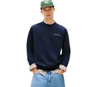 Tommy Jeans TJM Reg Linear Crew Ext Dm0Dm20249 Pullover Sweatshirt, Bleu (Dark Night Navy/Sweet Blue), XL