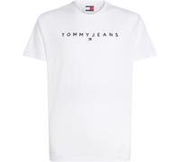 Tommy Jeans Tjm Reg Linear Logo Tee Ext Blanc V2 XL Male