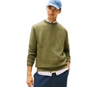 Tommy Jeans TJM REG S Flag Crew EXT DM0DM20741 Pull Sweat-Shirt, Vert (Vert Foncé), XL, Vert (Vert foncé), XL