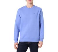 Tommy Jeans TJM REG S Flag Crew EXT DM0DM20741 Pullover Sweatshirt, Bleu (Light Horizon Blue), XL, Bleu (Light Horizon Blue), XL