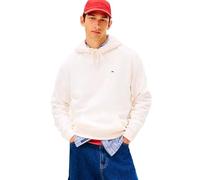 Tommy Jeans TJM Reg S Flag Hoodie Ext Dm0dm20742 Sweat à Capuche, Blanc (Blanc Ancien), S Homme, Blanc (Blanc Ancien), S