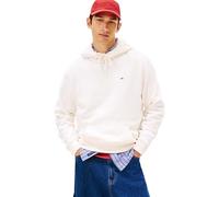 Tommy Jeans TJM Reg S Flag Hoodie Ext Dm0Dm20742 Sweat à Capuche, White (Ancient White), L Homme