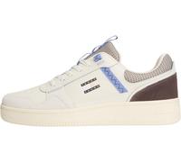 Tommy Jeans TJM Retro Basket EM0EM01657 Baskets Basses pour Homme, Blanc (Ivoire/Noyer Noir), 40 EU, Blanc, Ivoire, Noir, Noyer, 40 EU