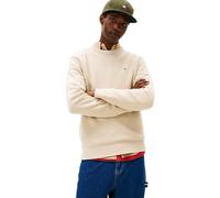 Tommy Jeans TJM Slim ESS Sweater EXT DM0DM21787 Pull pour Homme, Beige (Gulf Sand), S, Beige (Sable du golfe), S