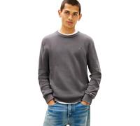 Tommy Jeans TJM Slim ESS Sweater EXT DM0DM21787 Pull pour Homme, Gris (Noir délavé), M, Gris (Noir délavé), M