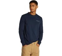 Tommy Jeans TJM Slim Linear Chest Ls Tee Ext Dm0Dm21138 T-Shirt L/S, Blue (Dark Night Navy), S Men's