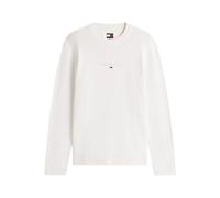 Tommy Jeans - TJM Slim Linear Sweater - Homme - Pulls - Blanc - Taille: XS