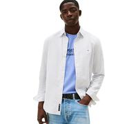 Tommy Jeans TJM Slim Oxford Shirt Ext Dm0Dm20668 Chemise L/S, Blue (Nordic Iris/Stripes), L Homme
