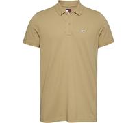 Tommy Jeans TJM Slim Placket Polo EXT S/S Polo Homme, Beige (Relic Tan), 6XL