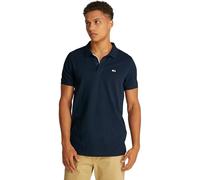 Tommy Jeans Placket Slim Fit Short Sleeve Polo Bleu M Homme