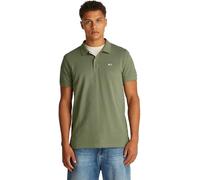 Tommy Jeans TJM Slim Placket Polo EXT S/S Polo Homme, Green (Aruba Green), S