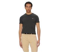 TOMMY JEANS TJM Xslim Jaspe Tee Ext Dm0Dm20363 T-Shirt S/S, Black (Black HTR), XL Men's